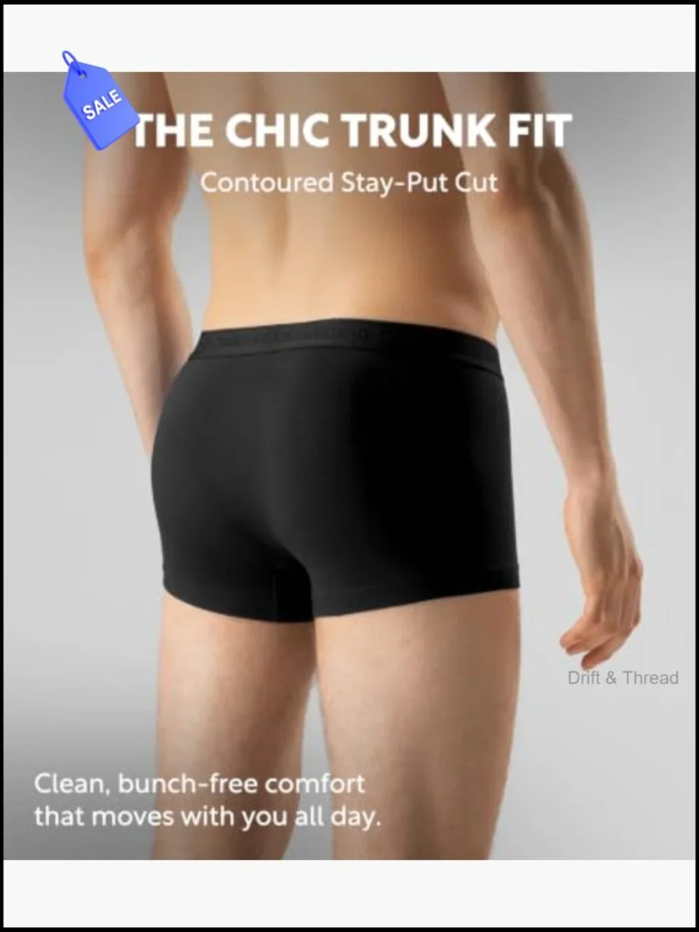 Men's Modal Boxer Briefs 4 Pack Dual Pouch Ultra Soft Anti Chafing